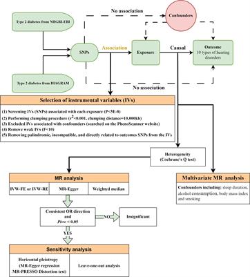 Causal association between type 2 diabetes mellitus and acute suppurative otitis media: insights from a univariate and multivariate Mendelian randomization study